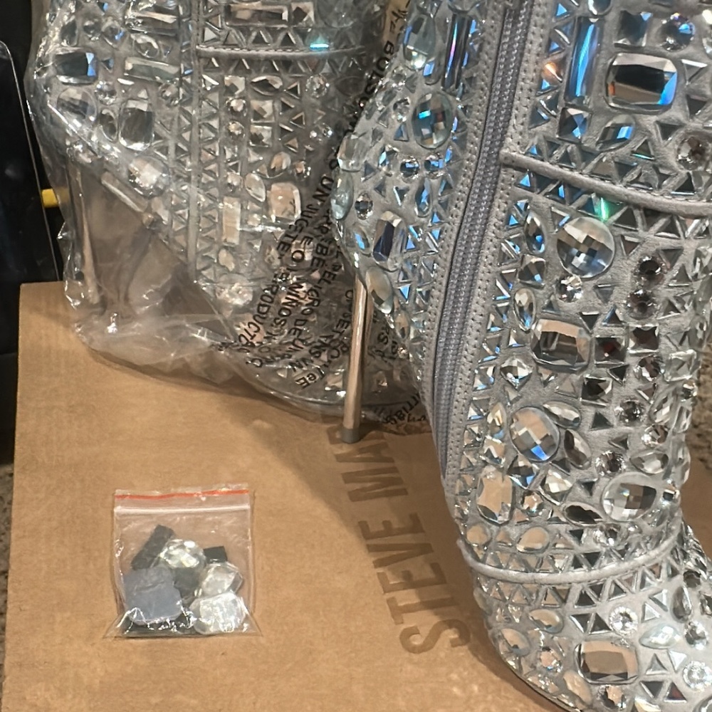 Steve Madden  Crystal Boots!!!